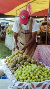 man selling apples